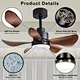 small bedroom ceiling fan